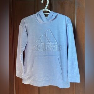 adidas girls extra large 16 purple hoodie